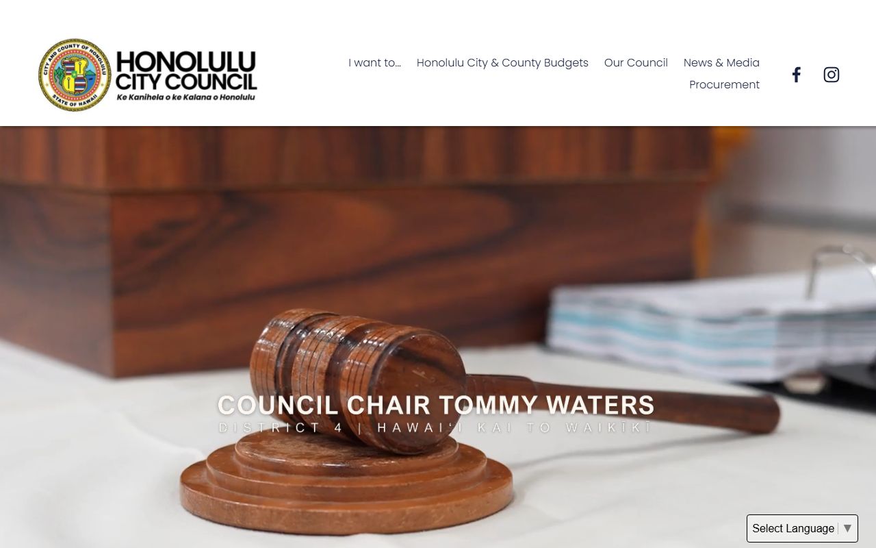 East Honolulu White Pages Council District IV page