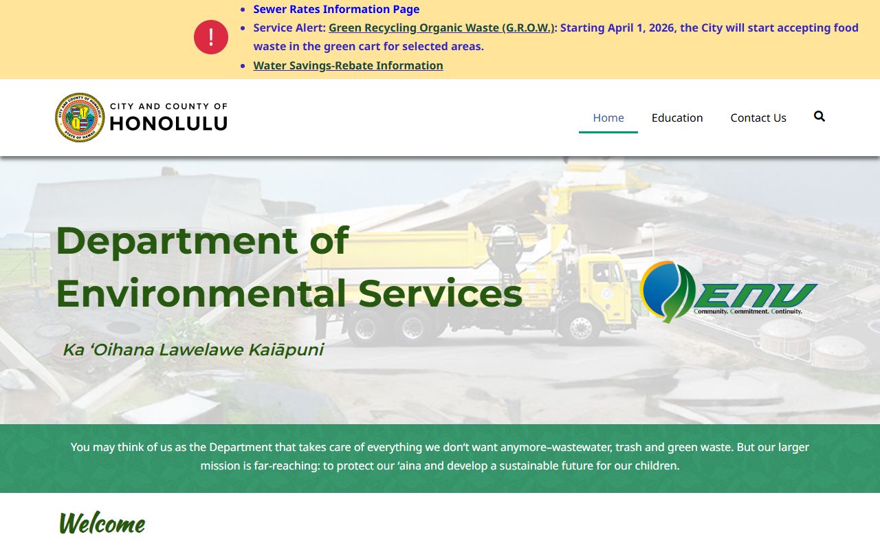 Makakilo White Pages Honolulu environmental services