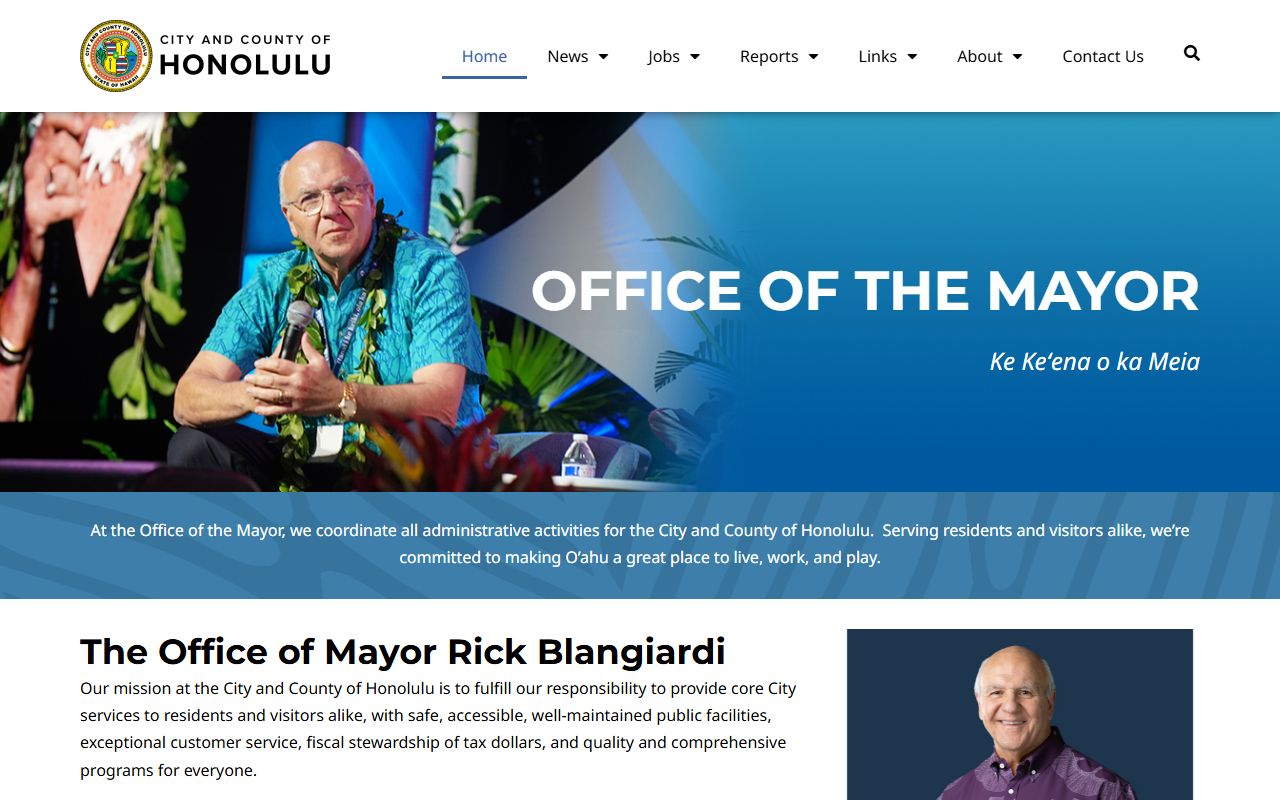 East Honolulu White Pages Honolulu mayor page