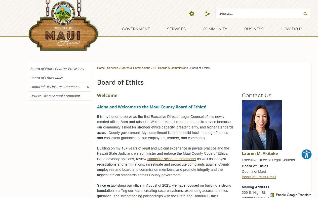 Kahului White Pages Maui Finance office